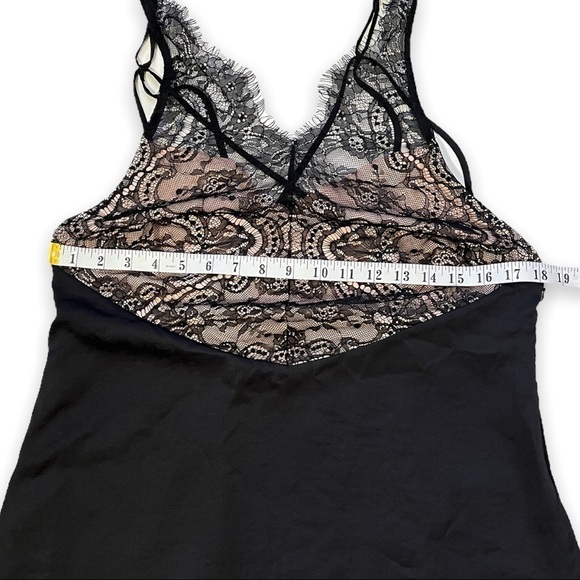 NWT Kendall and Kylie Black and Nude Strappy Slip Dress sz L - Picture 7 of 11